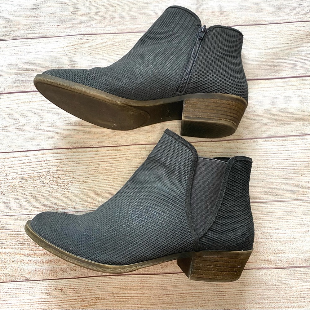 KENSIE Gerona Perforated Suede Bootie